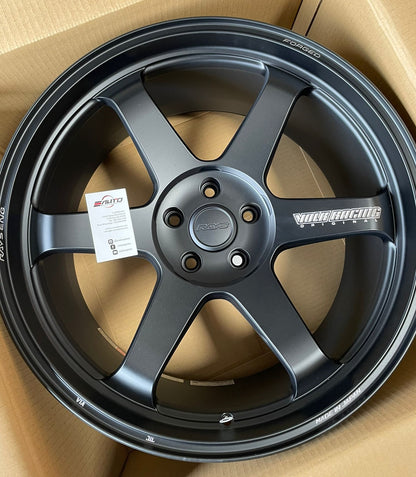 4x Rays Blast / Matte Black Center Cap ZE40 TE37 Ultra Saga Sonic CE28N 21A 21C