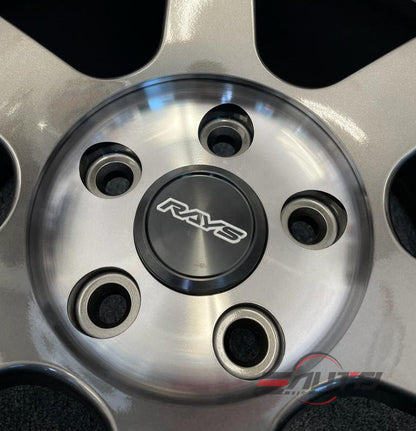 4x Rays Black/SL Time Attack Center Cap ZE40 TE37 Ultra Saga Sonic CE28N 21A 21C