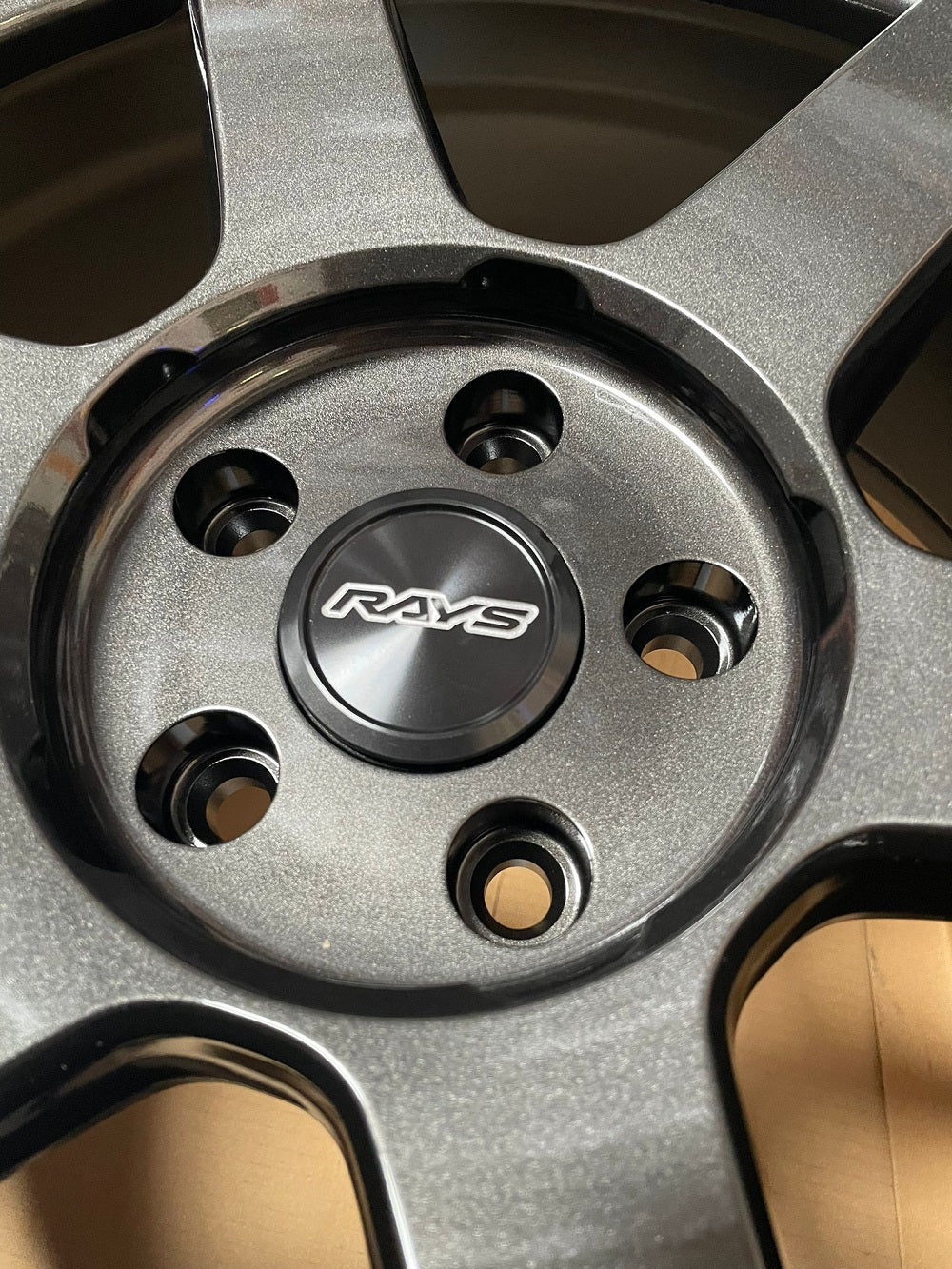 4x Rays Black/SL Time Attack Center Cap ZE40 TE37 Ultra Saga Sonic CE28N 21A 21C