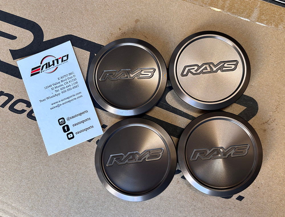 4x Rays Volk Racing Center Cap ZE40 TE37 Ultra Saga Sonic TTA CE28 RE30 - Bronze