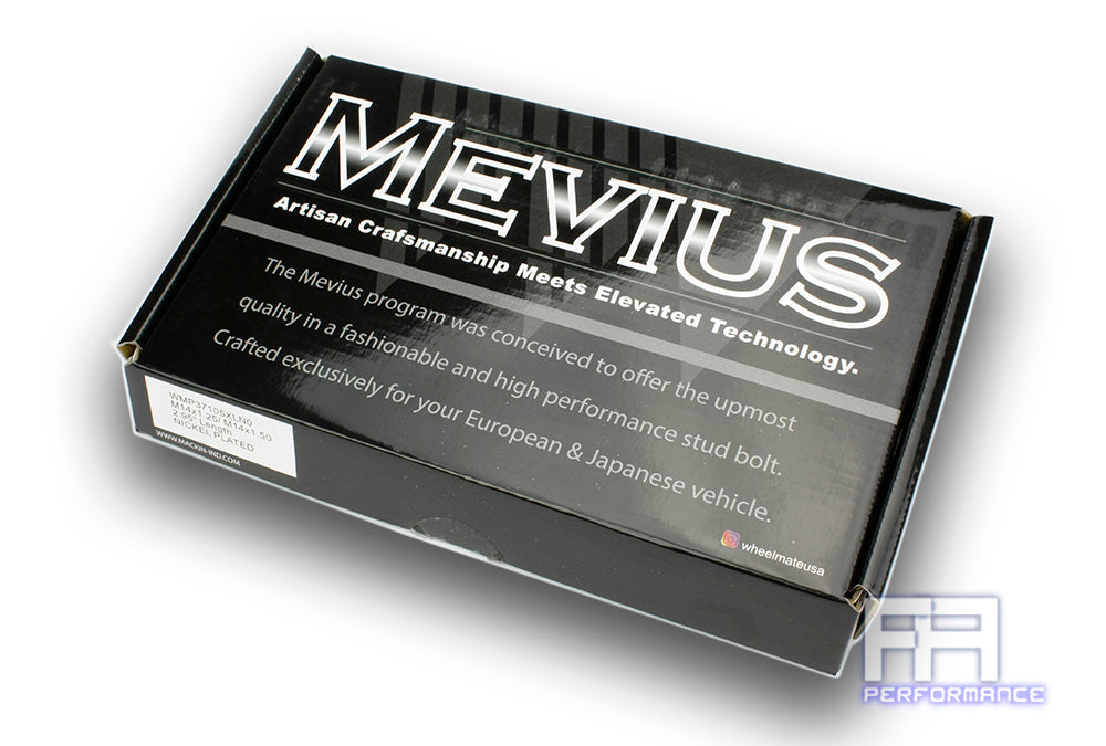 MEVIUS 20pc 75mm 14x1.25 to 14x1.5 GR Supra A90 Wheel Stud Conversion kit