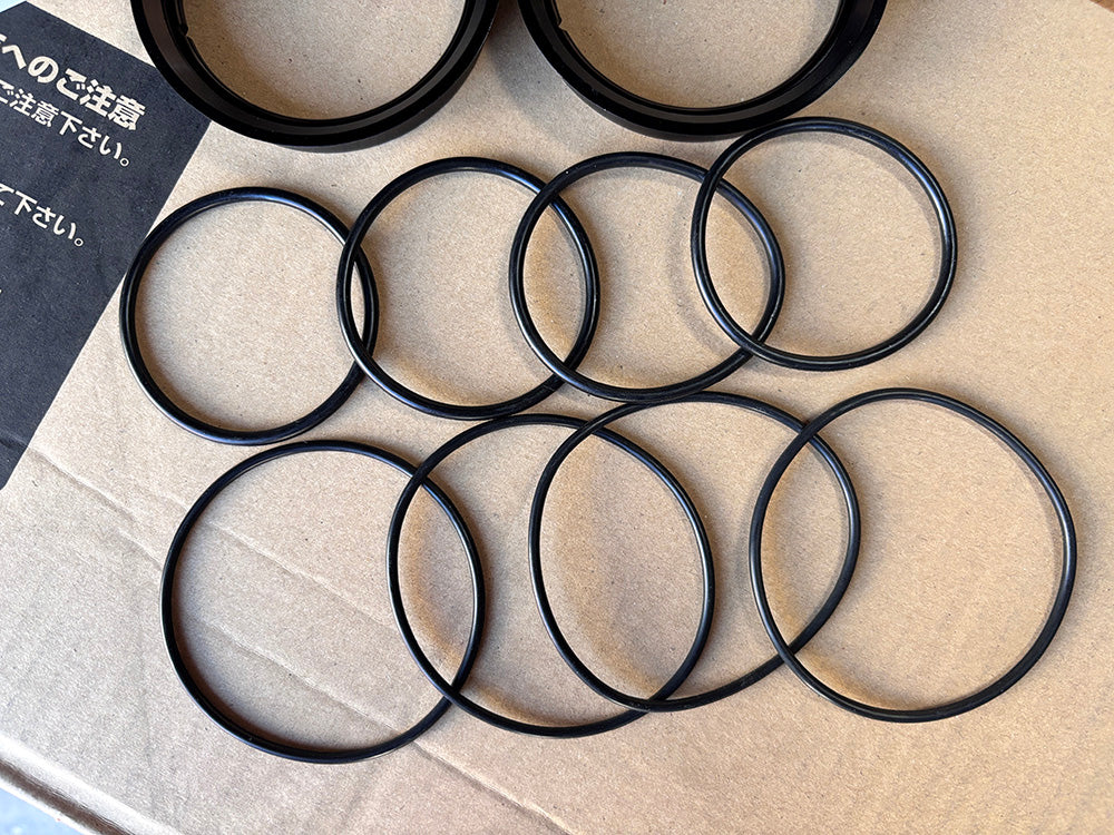 4x Muteki Black Center Cap Ring Adapter for Rays TE37SL TE37RT CE28RT