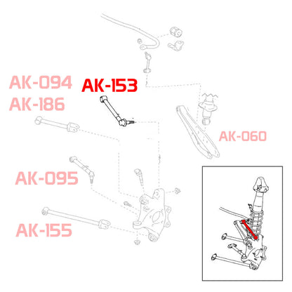 Godspeed 2pc Rear UP Camber Arm for IS250 IS350 06-13 ISF GS350 GS430 GS460 06-11