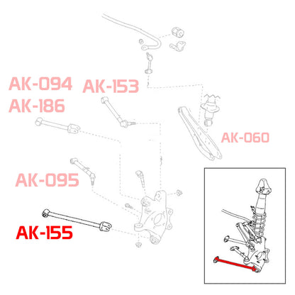 Godspeed 2pc Rear Toe  Lateral arm for IS250 IS350 ISF 06-13 GS350 GS430 GS460 06-11