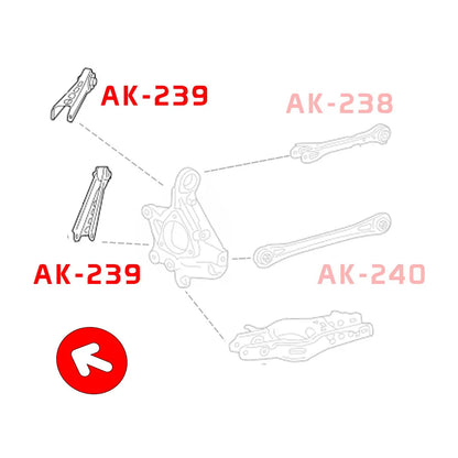 Godspeed 2pc Rear Upper/Lower Traction Control Arm Chevrolet Camaro 16-23