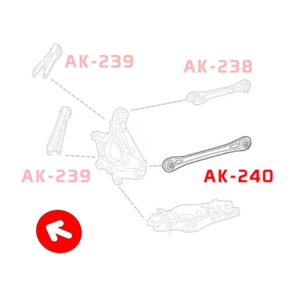Godspeed 2pc Rear Toe Control Arm Chevrolet Camaro 16-23 Spherical Bearing