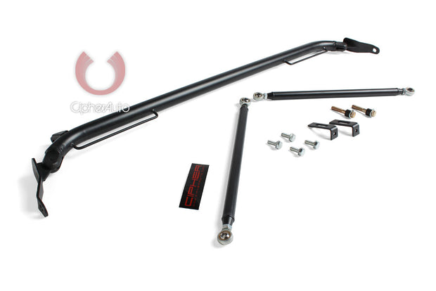 Cipher Racing Harness Bar Black Powder Coated (2012-2012 Scion FR-S, Subaru BR-Z)