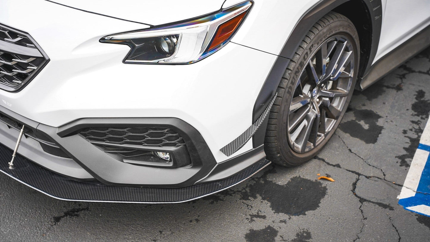 APR Performance  Subaru WRX Carbon Fiber Wind Splitter w/ Rods 2022-2023