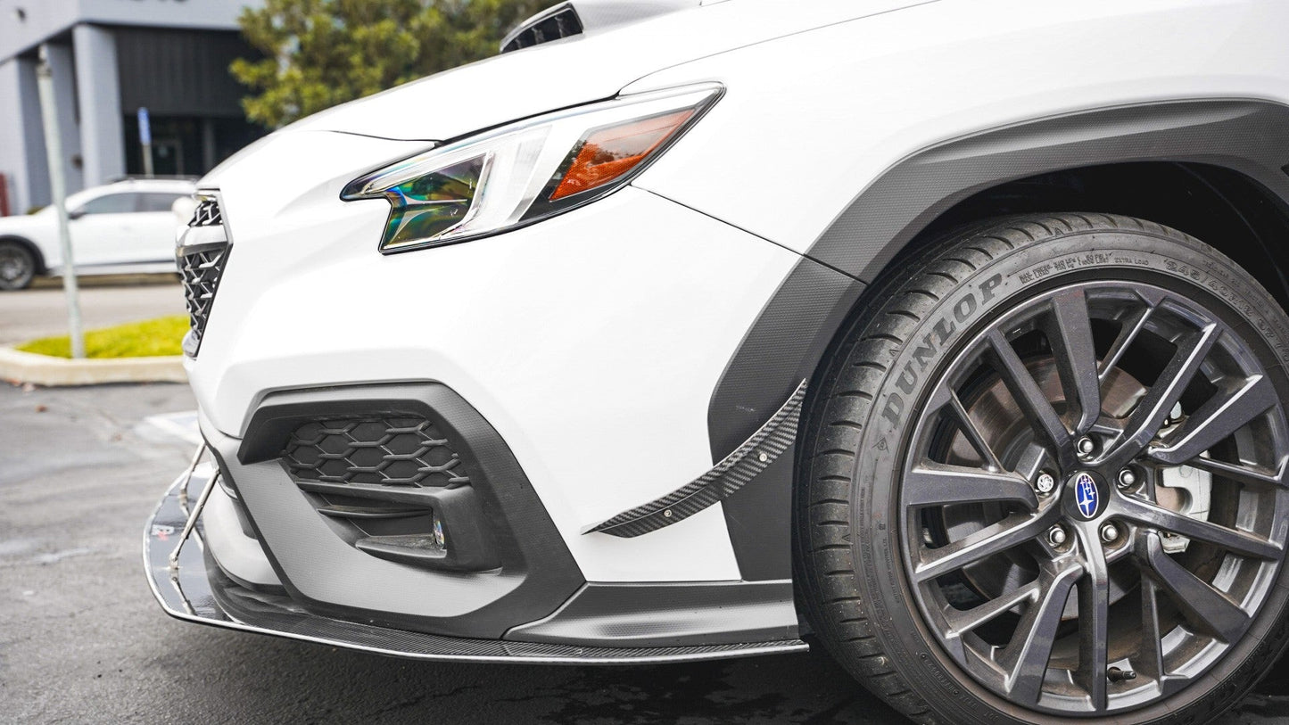 APR Performance  Subaru WRX Carbon Fiber Wind Splitter w/ Rods 2022-2023
