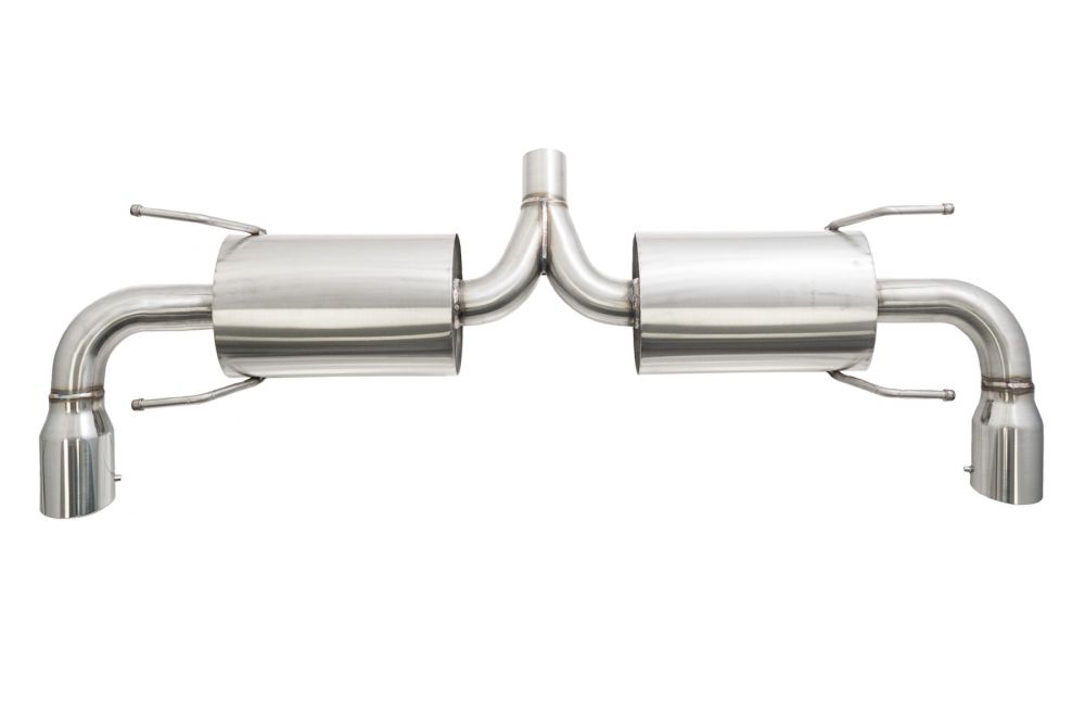MEGAN 4" Dual Stainless Tip Axle back Exhaust for RX8 RX-8 04-08