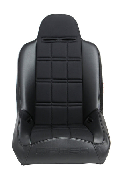CPA3003 Black Leatherette / Fabric Insert Universal Fixed Bucket Suspension / Jeep Seats