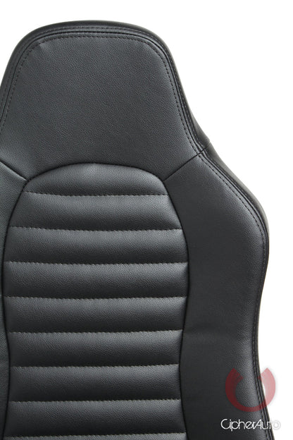 CPA3001 Black Leatherette Universal Suspension / Jeep Seats - Pair