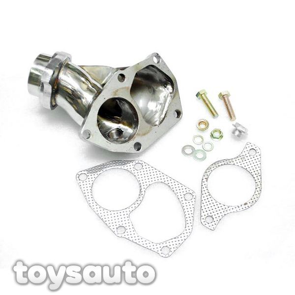 Rev9 Stainless Turbo Outlet o2 Housing Elbow Pipe for Evolution VII VIII IX 4G63