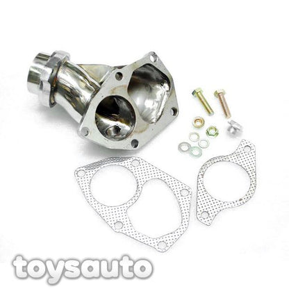 Rev9 Stainless Turbo Outlet o2 Housing Elbow Pipe for Evolution VII VIII IX 4G63