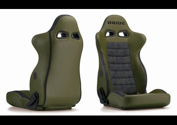 BRIDE EUROGHOST X Olive Green Camouflage Reclinable Seat