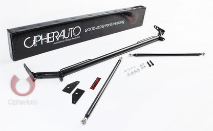 Cipher Racing Harness Bar Black Powder Coated (1995-2004 Ford Mustang)