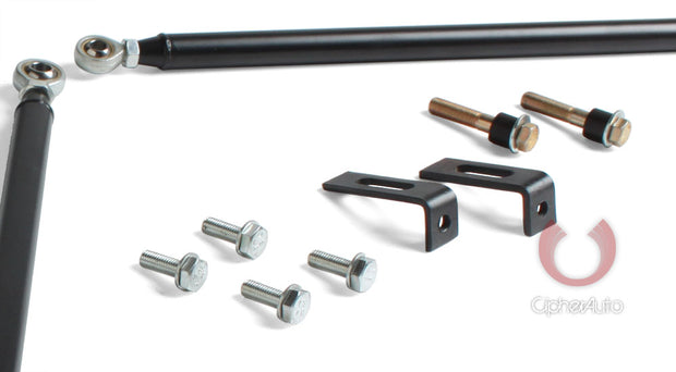 Cipher Racing Harness Bar Black Powder Coated (2012-2012 Scion FR-S, Subaru BR-Z)