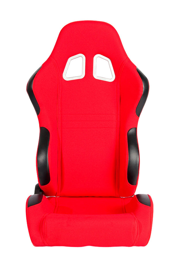 CPA1007 Red Cloth Universal Racing Seats (Sold in Pairs)