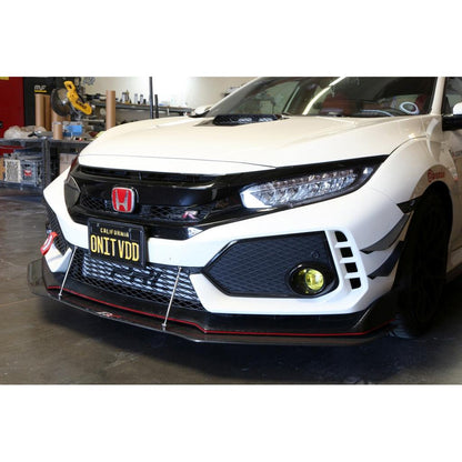 APR Honda FK8 Civic Type R Front Bumper Canards 2017 - 2021