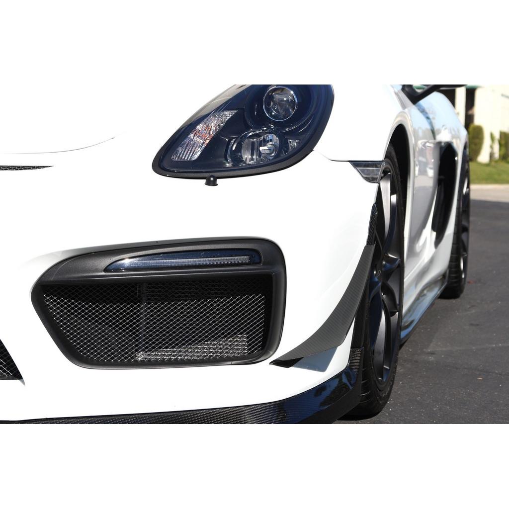 APR Performance  Porsche 981 Cayman GT4 Front Bumper Canards 2015-2016