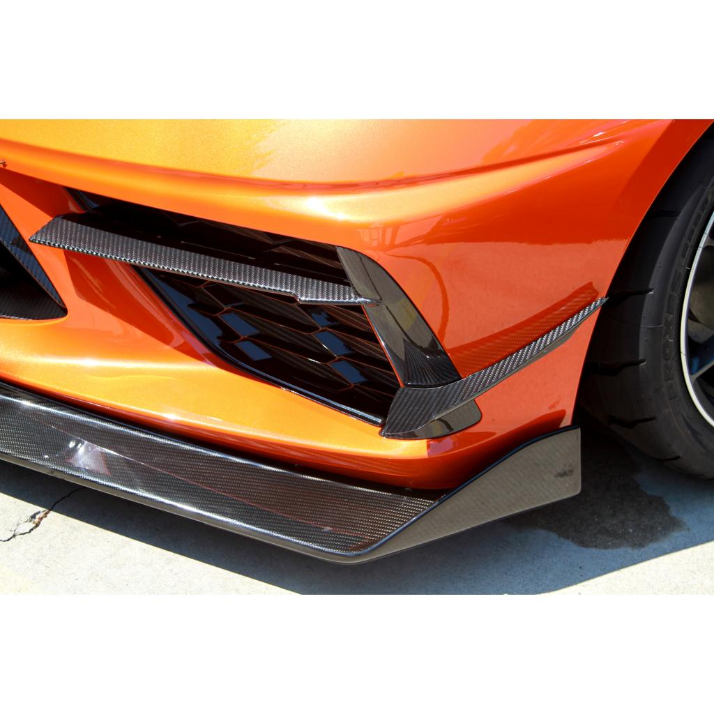 APR Chevrolet Corvette C8 Front Bumper Canards 2020-UP