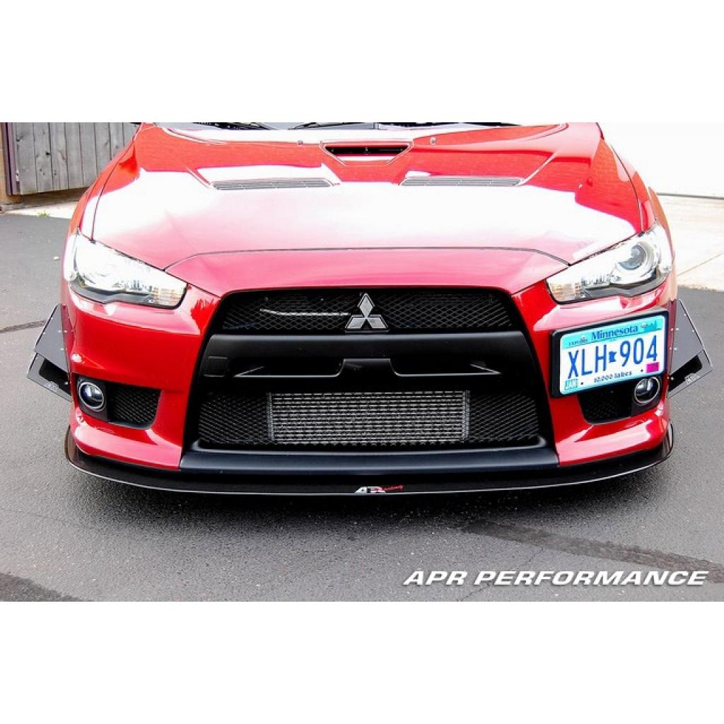 APR Performance  Mitsubishi Evolution X Stock Bumper Front Wind Splitter 2008-2016