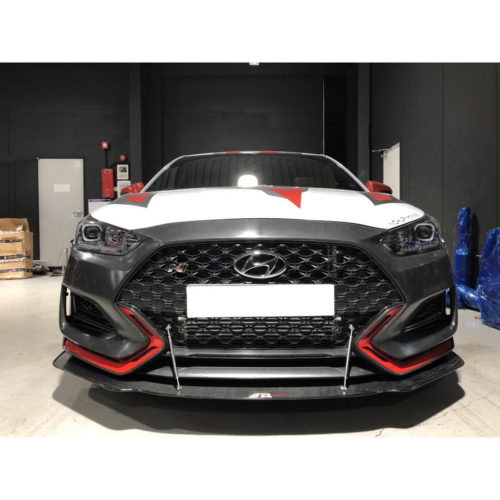 APR Performance  Hyundai Veloster N Front Wind Splitter 2019-2022