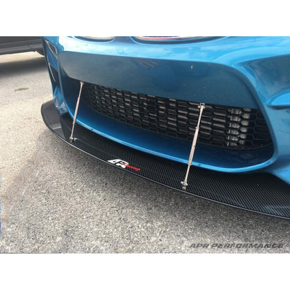 APR Performance  BMW F87 M2 Stock Bumper Front Wind Splitter 2016-2021