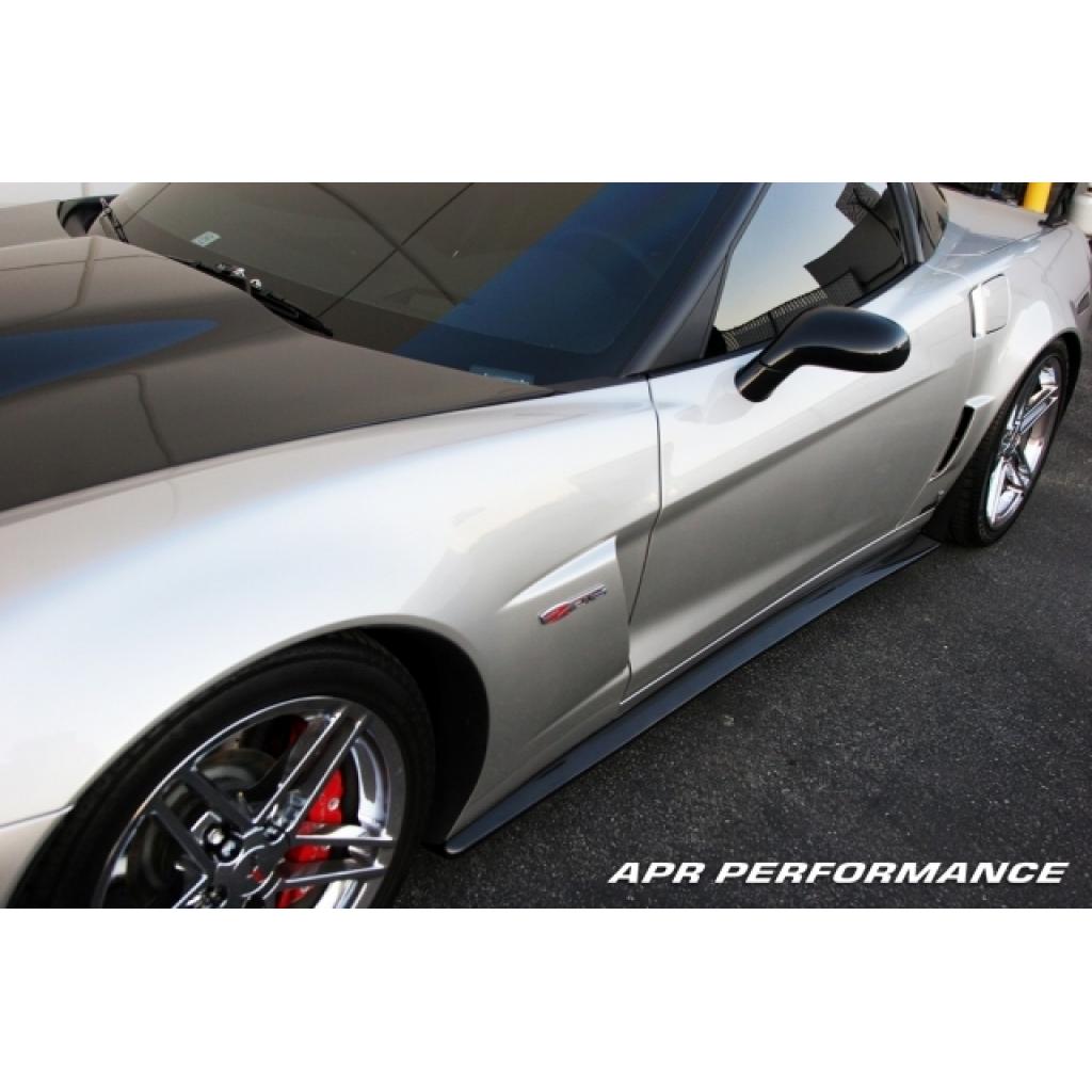 APR Performance  Chevrolet Corvette C6 Z06 Side Rocker Extensions/ Side Skirt 2006-2013 (Fits Z06 and Grand Sport)