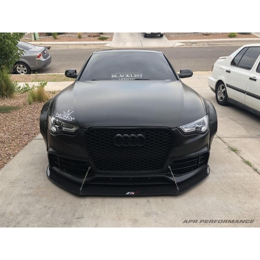 APR Performance  Audi S5 / RS5 Stock Bumper Front Wind Splitter 2013-2016
