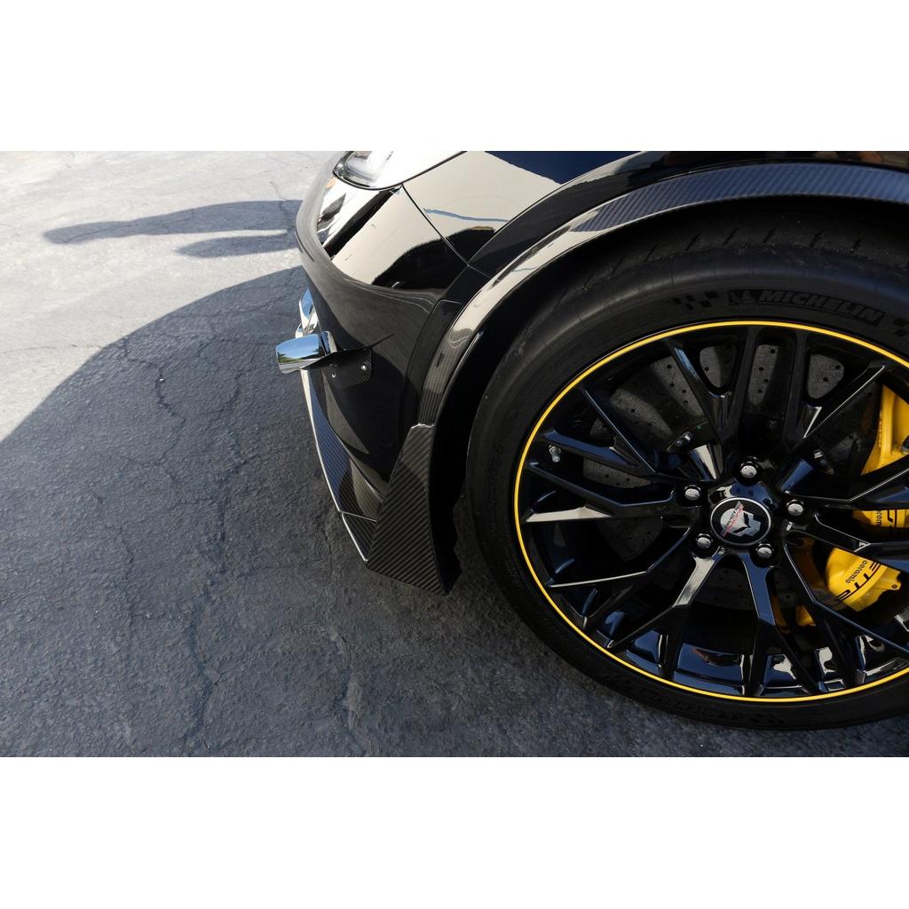 APR Performance  Chevrolet Corvette C7 Z06 Front Bumper Canards and Spats 2014 - 2019