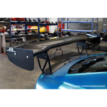 APR Performance  Audi R8 GTC-500 Adjustable Wing, with Carbon Fiber Active Spoiler Panel Replacement 2016-2022