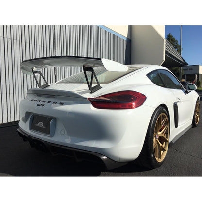 APR Performance  Porsche 981 Cayman GT4 Factory Wing Extension kit 2015-2016