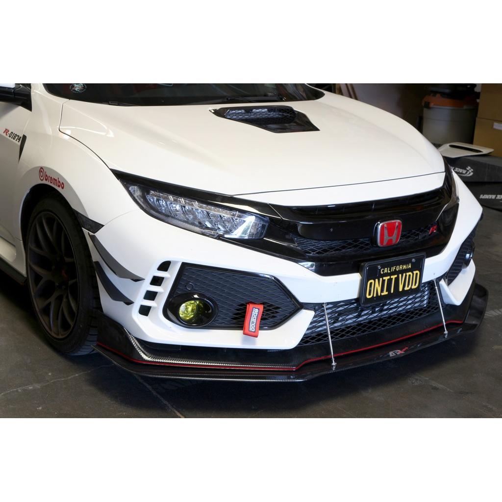 APR Performance  Honda FK8 Civic Type R Front Bumper Canards 2017 - 2021