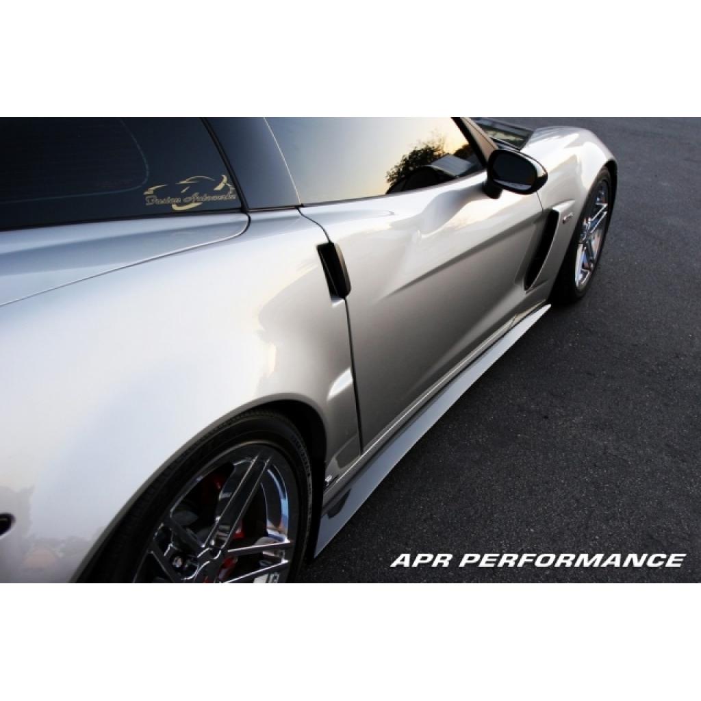 APR Performance  Chevrolet Corvette C6 Z06 Side Rocker Extensions/ Side Skirt 2006-2013 (Fits Z06 and Grand Sport)