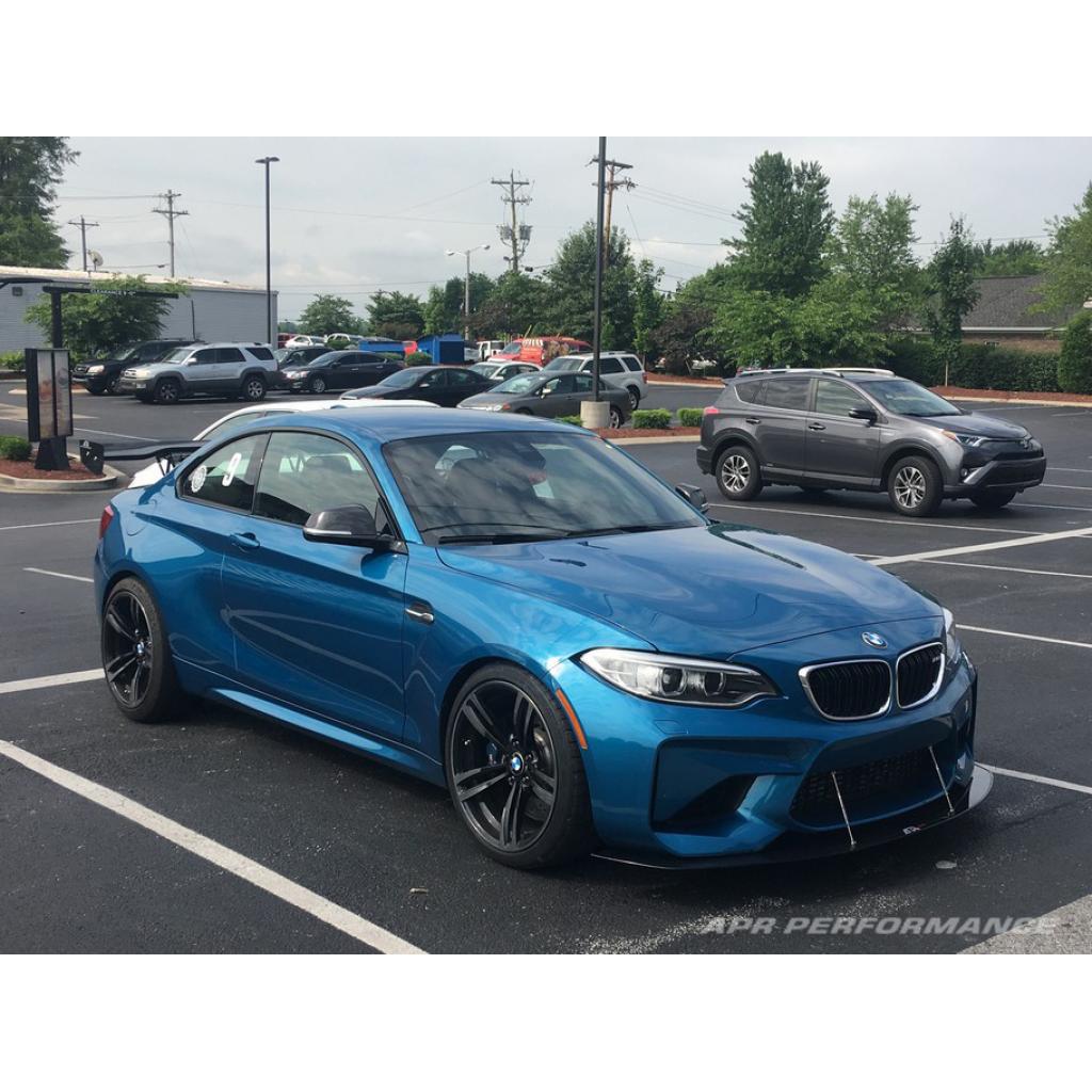 APR Performance  BMW F87 M2 Stock Bumper Front Wind Splitter 2016-2021