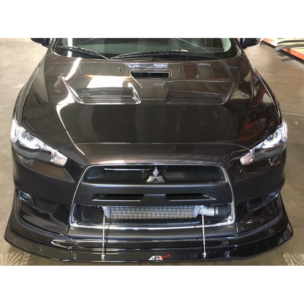 APR Performance  Mitsubishi Evolution X with APR Performance  Lip Front Wind Splitter 2008-2016