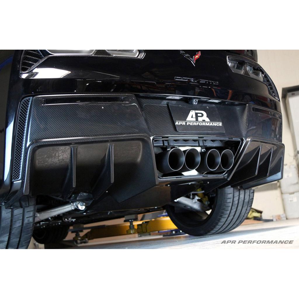 APR Performance  Chevrolet Corvette C7 Z06 Rear Diffuser 2014-2019  Version 2