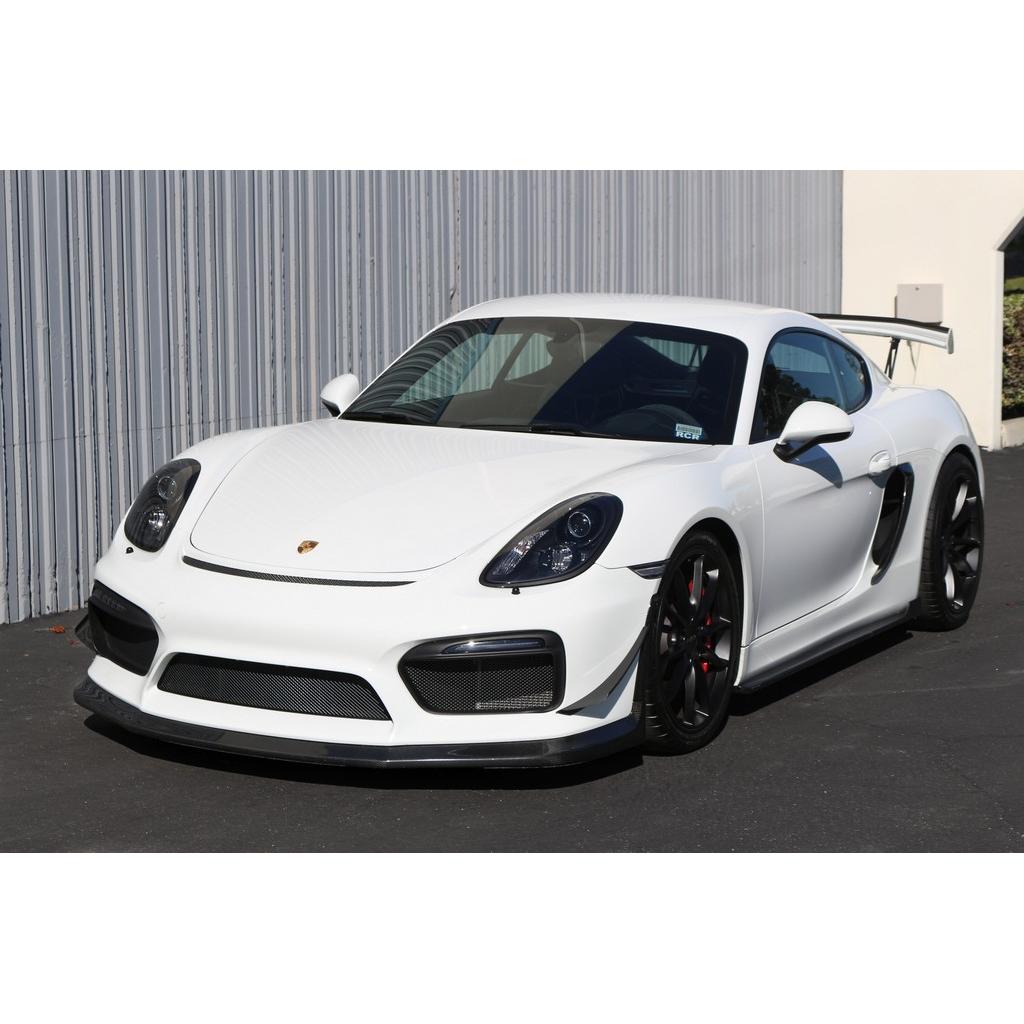APR Performance  Porsche 981 Cayman GT4 Factory Wing Extension kit 2015-2016