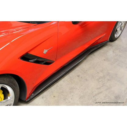 APR Chevrolet Corvette C7 C7 Z06 Side Rocker Extensions/ Side Skirt 2014-19