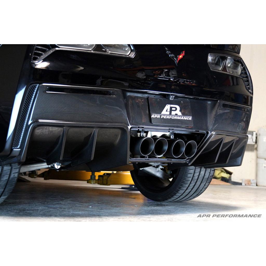 APR Performance  Chevrolet Corvette C7 Z06 Rear Diffuser 2014-2019  Version 2