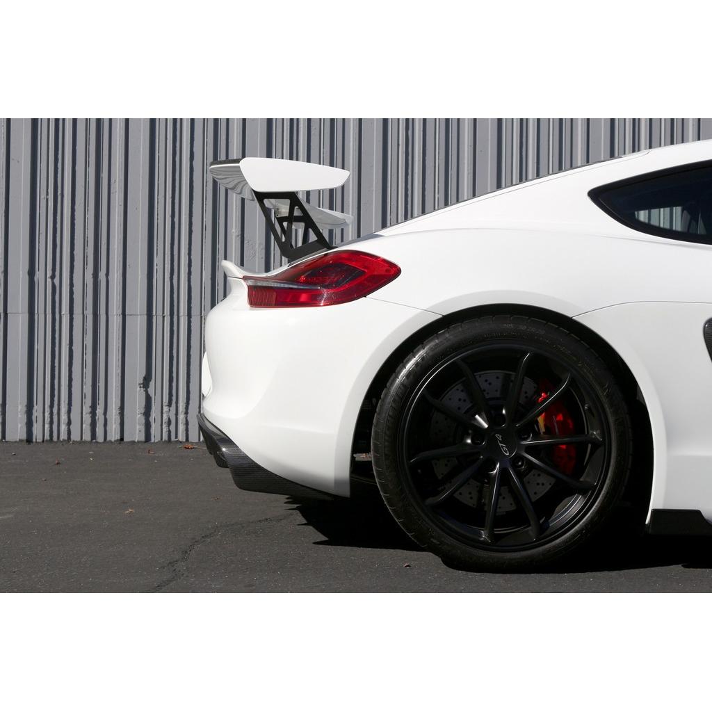 APR Performance  Porsche 981 Cayman GT4 Factory Wing Extension kit 2015-2016