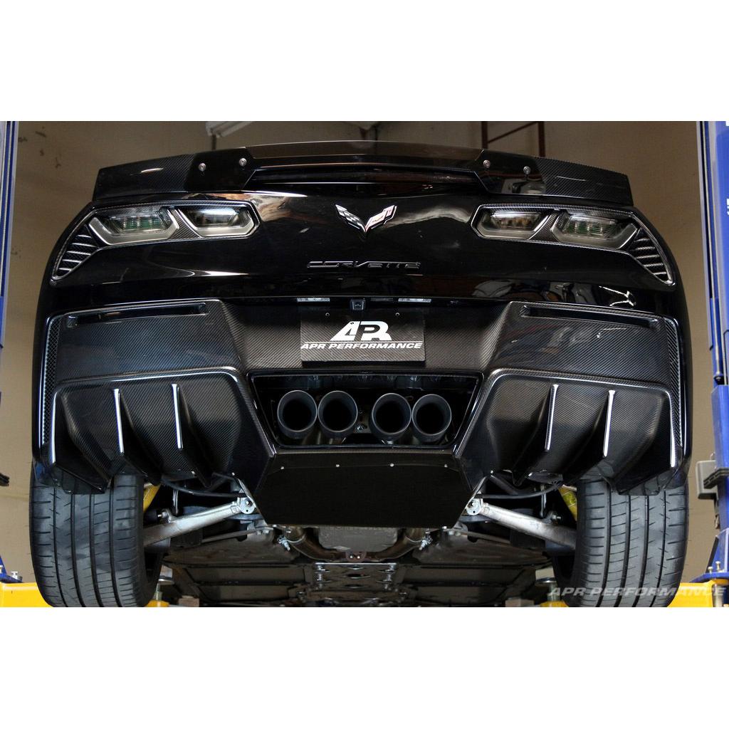 APR Performance  Chevrolet Corvette C7 Z06 Rear Diffuser 2014-2019  Version 2