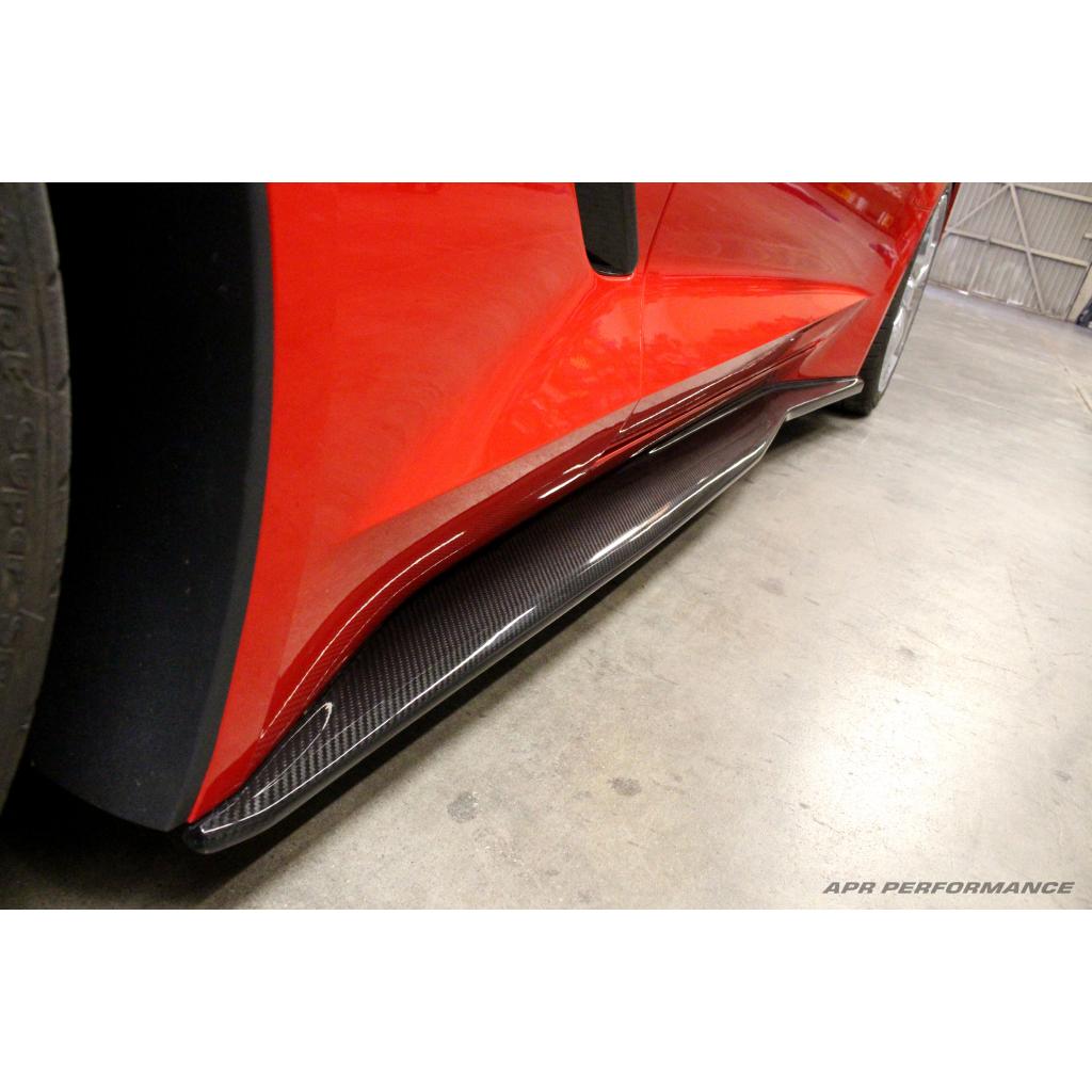 APR Performance  Chevrolet Corvette C7 C7 Z06 Side Rocker Extensions/ Side Skirt 2014-19