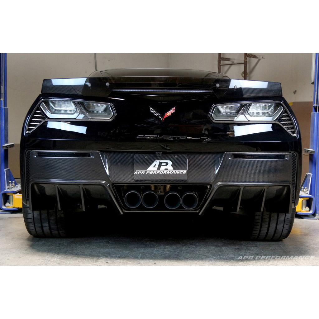 APR Performance  Chevrolet Corvette C7 Z06 Rear Diffuser 2014-2019  Version 2