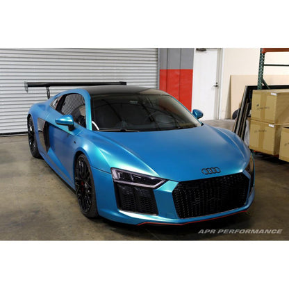 APR Performance  Audi R8 GTC-500 Adjustable Wing, with Carbon Fiber Active Spoiler Panel Replacement 2016-2022