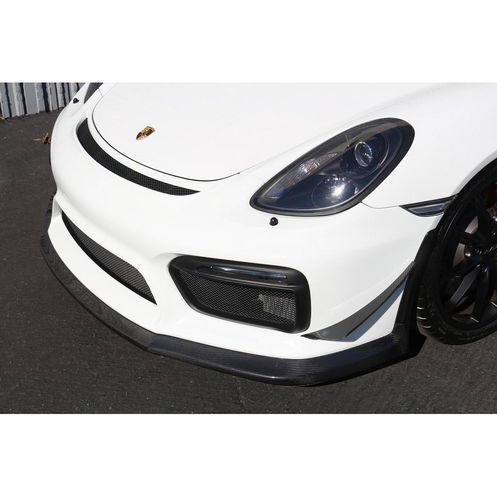 APR Performance  Porsche 981 Cayman GT4 Front Bumper Canards 2015-2016