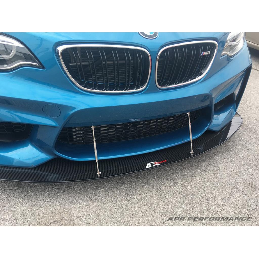 APR Performance  BMW F87 M2 Stock Bumper Front Wind Splitter 2016-2021