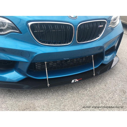 APR Performance  BMW F87 M2 Stock Bumper Front Wind Splitter 2016-2021