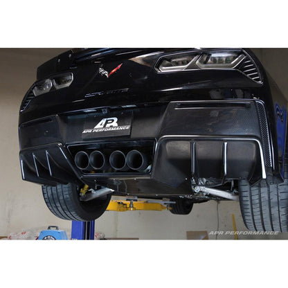 APR Performance  Chevrolet Corvette C7 Z06 Rear Diffuser 2014-2019  Version 2